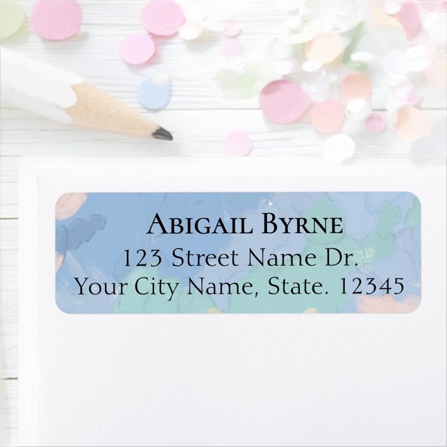 Dreamy Cloud Nine Pastel Baby Shower Return  (Creator Uploaded)