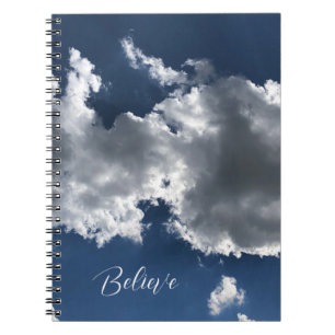 Dreamy Clouds 6.5" x 8.75" Spiral Photo Notebook