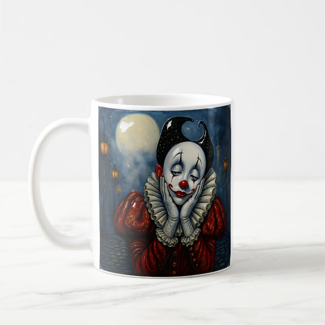 Dreamy Clown Coffee Mug (Left)