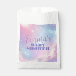Dreamy Cosmic Galaxy Pastel Pink Blue Starry Favour Bags