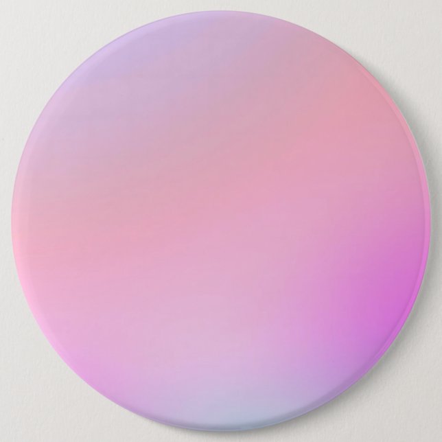 Dreamy Cotton Candy Pastel Gradient 6 Cm Round Badge (Front)