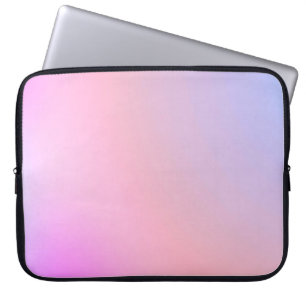 Dreamy Cotton Candy Pastel Gradient Laptop Sleeve