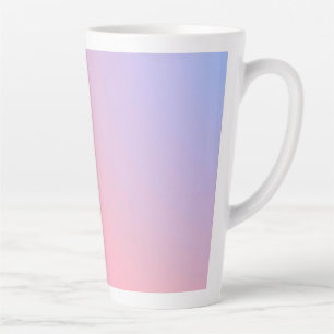 Dreamy Cotton Candy Pastel Gradient Latte Mug