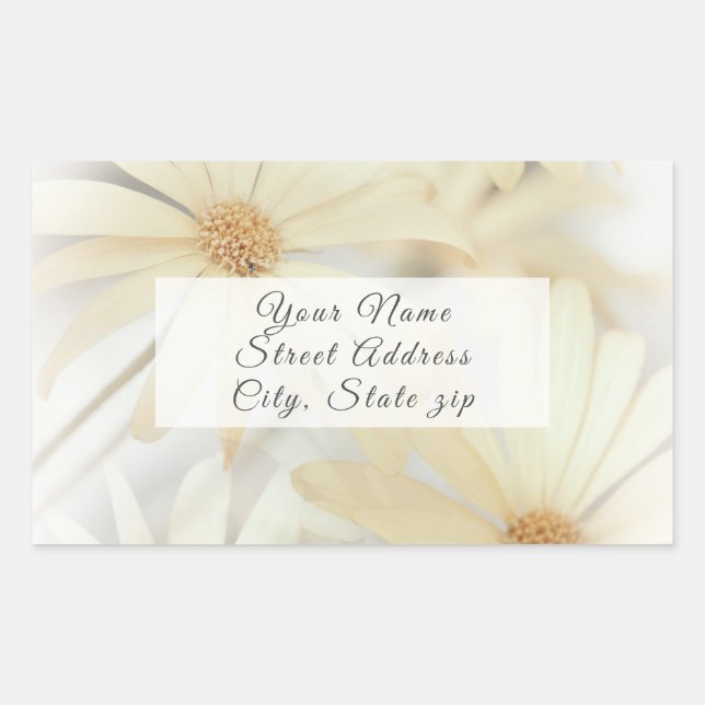 'Dreamy Daisies' Label (Front)