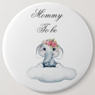 Dreamy Days with Rosie the Elephant.  6 Cm Round Badge