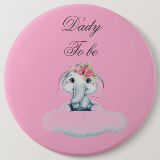 Dreamy Days with Rosie the Elephant. 6 Cm Round Badge