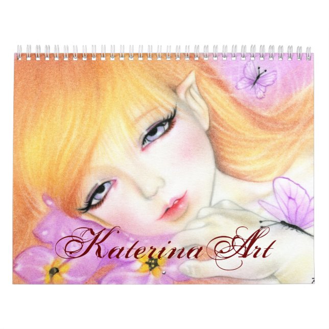 Dreamy Doll Beauties 2014 Calendar by Katerina Art (Cover)