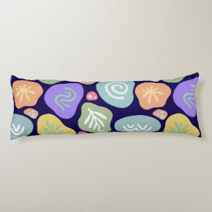 Dreamy Doodles – Vibrant Boho Nature Motif Design Body Cushion