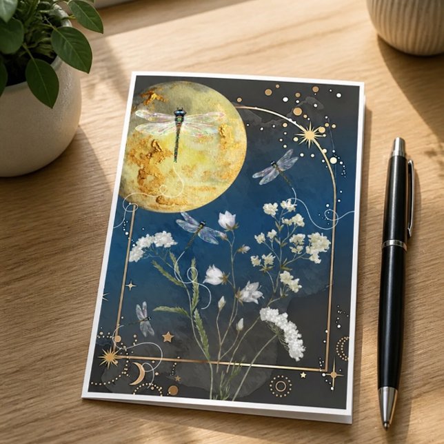 Dreamy Dragonfly Inspirational Greeting Card (Creator Uploaded)