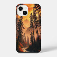 Dreamy Evening Forest iPhone Case