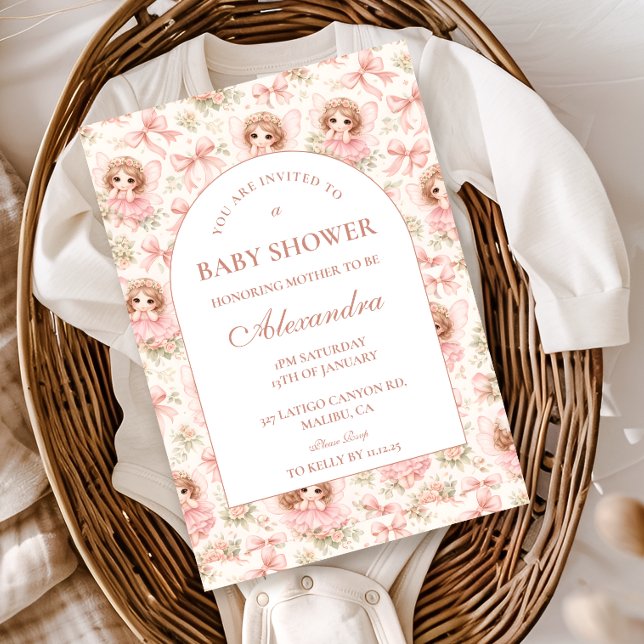 Dreamy Fairy Garden Baby Shower Invitation (Creator Uploaded)