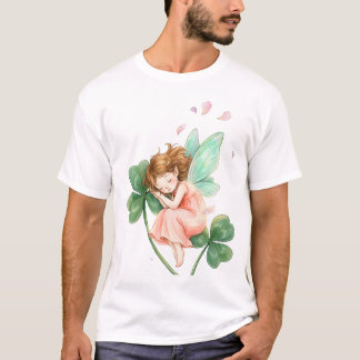Dreamy Fairy With Clover Magic Dancing T-Shirt