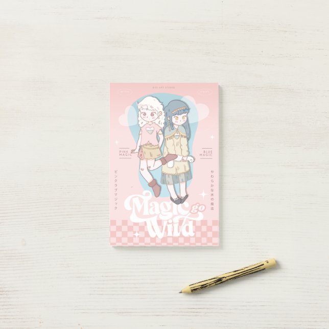 🫧 Dreamy Fantasy Girls🫧 Post-it Notes (On Desk)