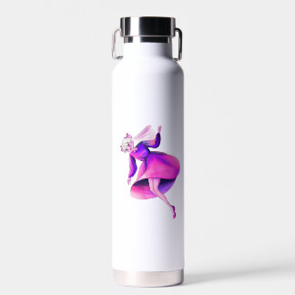 Dreamy Fantasy Princess Illustration Water Bottle