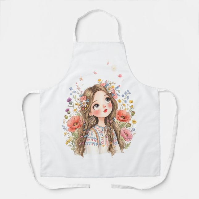 Dreamy Floral Apron (Front)