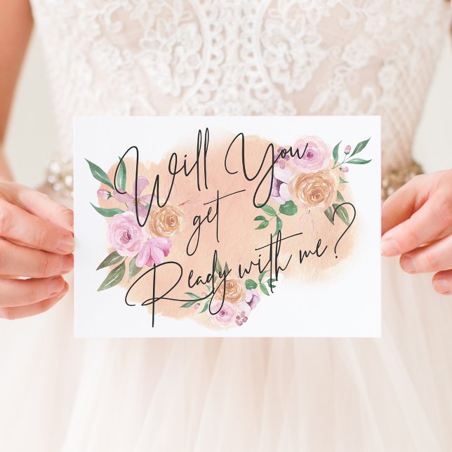Dreamy Floral Get Ready With Me Card (Creator Uploaded)