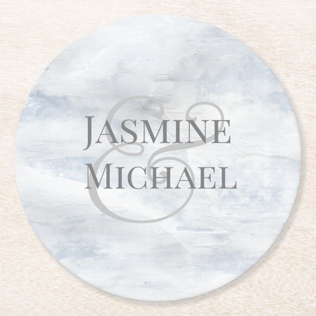 Dreamy Floral | Personalised Paper Coaster (Front)