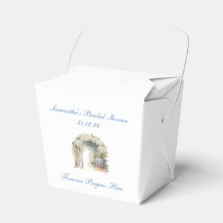 Dreamy Floral Wedding Favour Box