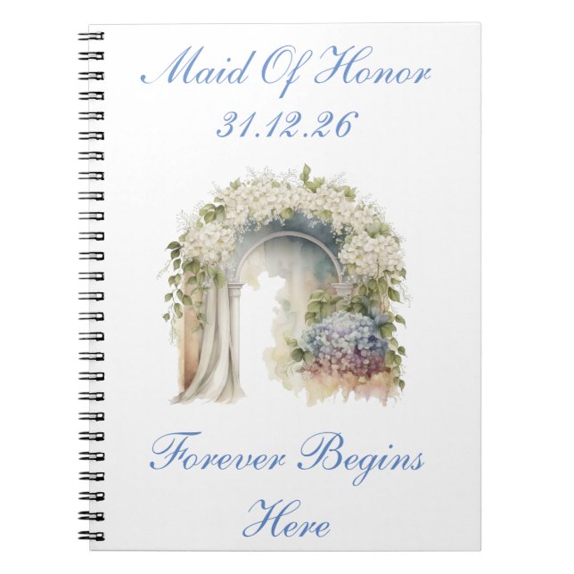 Dreamy Floral Wedding Journal (Front)