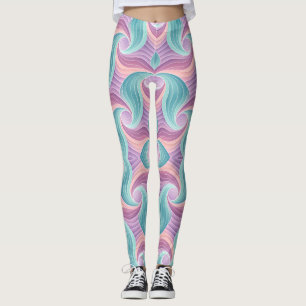  Dreamy Fluid Depth Illusion   Seamless Soft Leggings