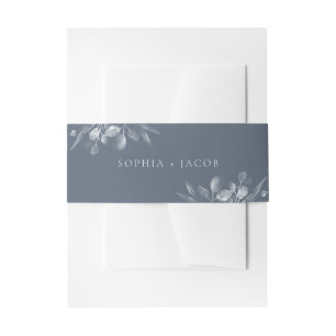 Dreamy Foliage Invitation Belly Band