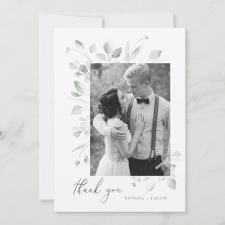 Dreamy Foliage Thank You Card