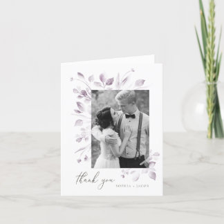 Dreamy Foliage Thank You Card