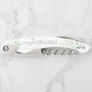 Dreamy Foliage Wedding Bridesmaid Green/Blue ID817 Corkscrew