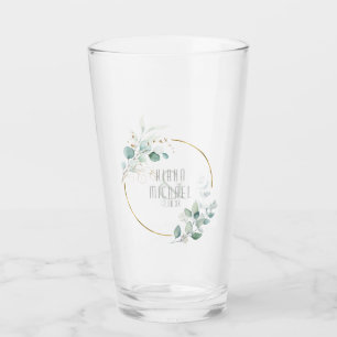 Dreamy Foliage Wedding Green/Blue ID817 Glass
