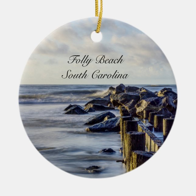 Dreamy Folly Seawall Ornament (Front)