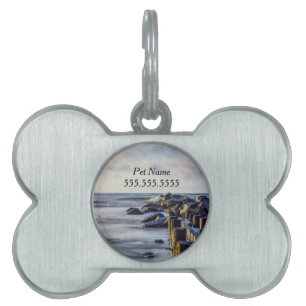 Dreamy Folly Seawall Pet Id Tag