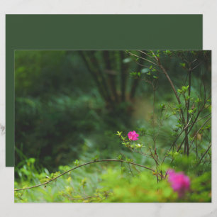 Dreamy forest flower Scrapbook Paper