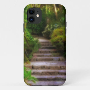 dreamy garden walkway iPhone 11 case