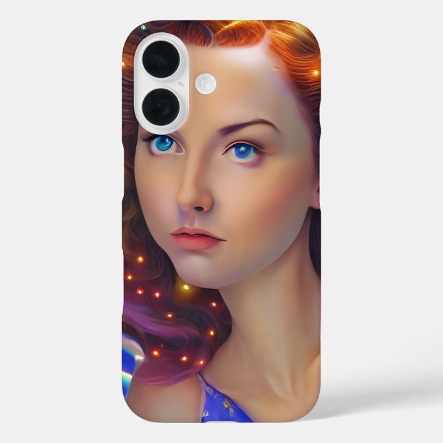 Dreamy Girl with Rainbow Lights  Case-Mate iPhone Case (Back)