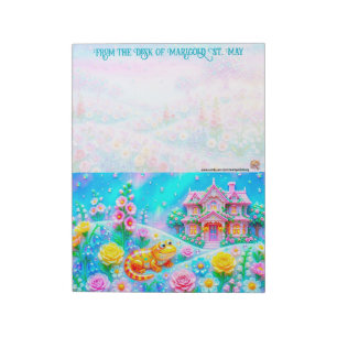 Dreamy Glass Salamander Notepad