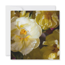 Dreamy golden yellow floral Thank You Friend