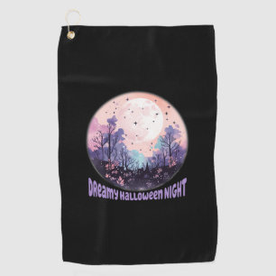 Dreamy Halloween Night Golf Towel