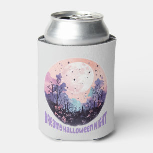 Dreamy Halloween Night – Pastel Purple Moon Can Cooler