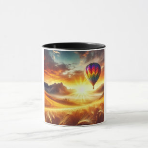 Dreamy Hot Air Balloon Journey Mug