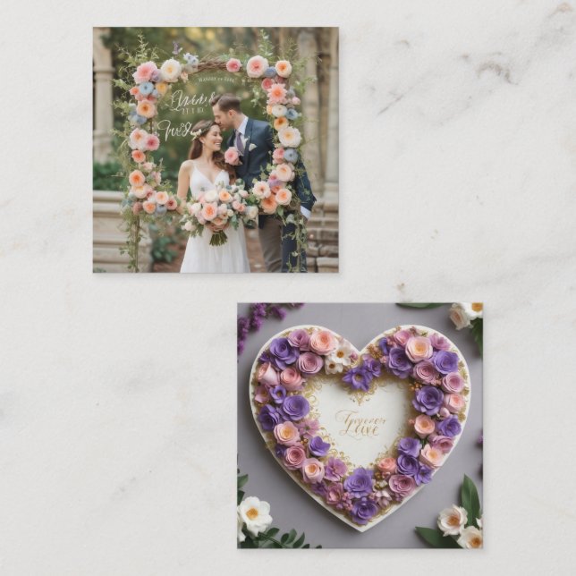 Dreamy Invitations for Your Perfect Day (Front/Back)