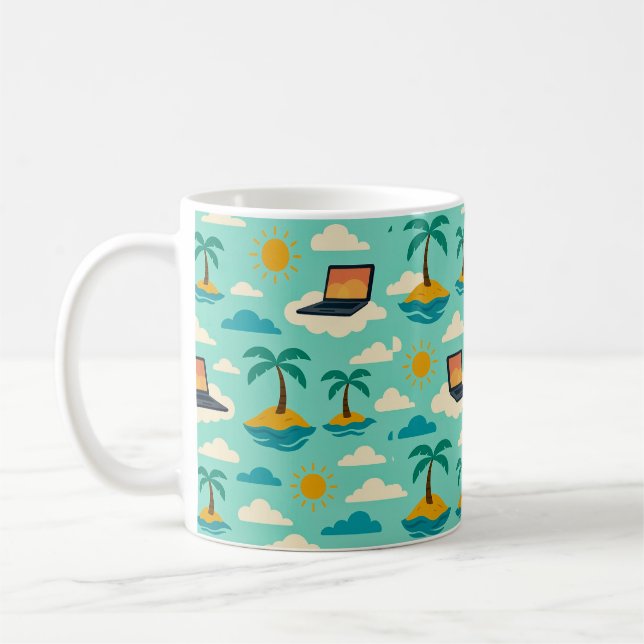 Dreamy Island escape  Coffee Mug (Left)