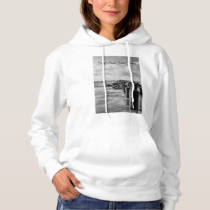 Dreamy Jettie Grayscale Hoodie