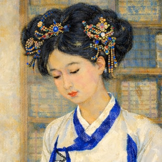 Dreamy Korean Hanbok Beauty – 2026 Art Calendar