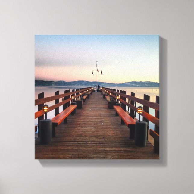 Dreamy Lake Tahoe Canvas Print (Front)