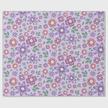dreamy lavender pastel floral pattern