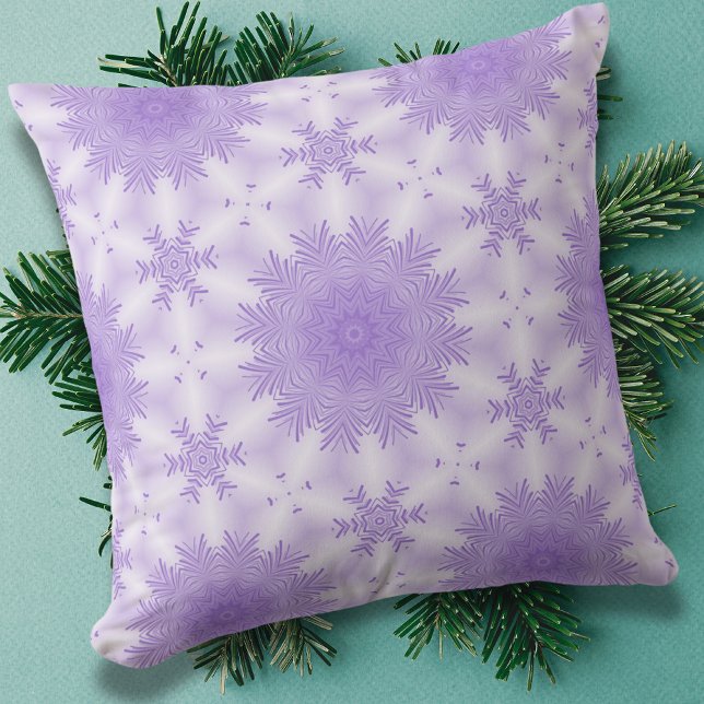 Dreamy Lavender Snowflake Cushion (Creator Uploaded)