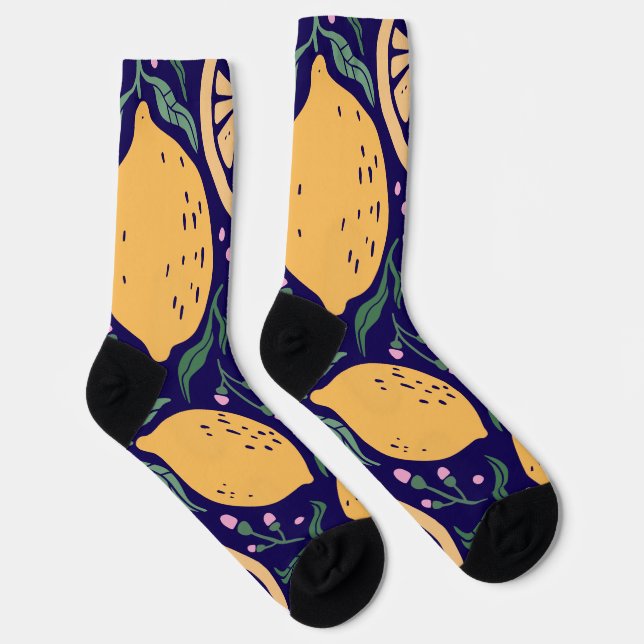 Dreamy Lemons Socks (Right)
