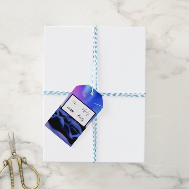 Dreamy Lights Gift Tags (With Twine)