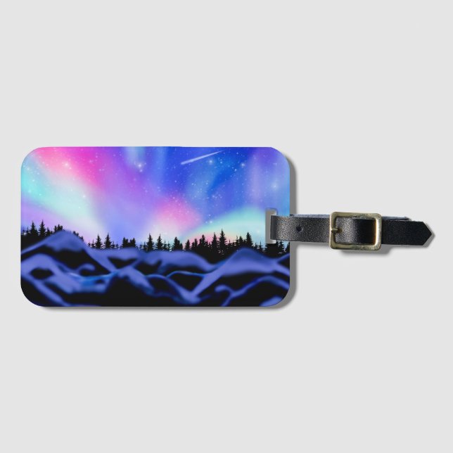 Dreamy Lights Luggage Tag (Front Horizontal)