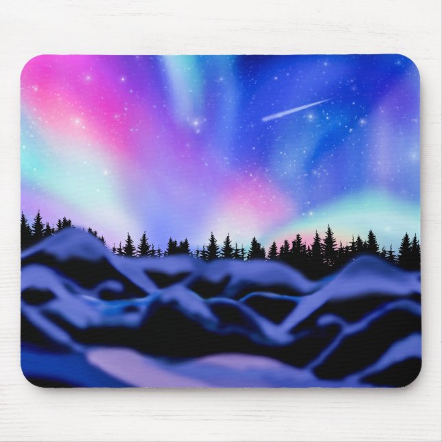 Dreamy Lights Mouse Mat (Front)